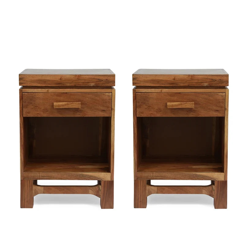 Eden Drawer Nightstand (Set of 2)