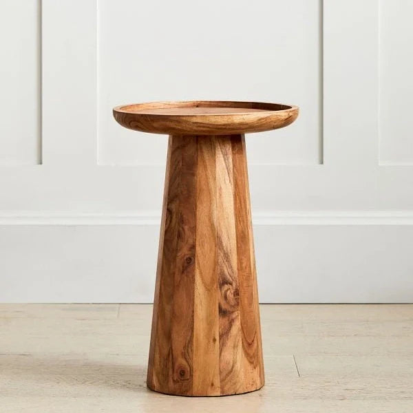 Tray Top Wooden Side Table