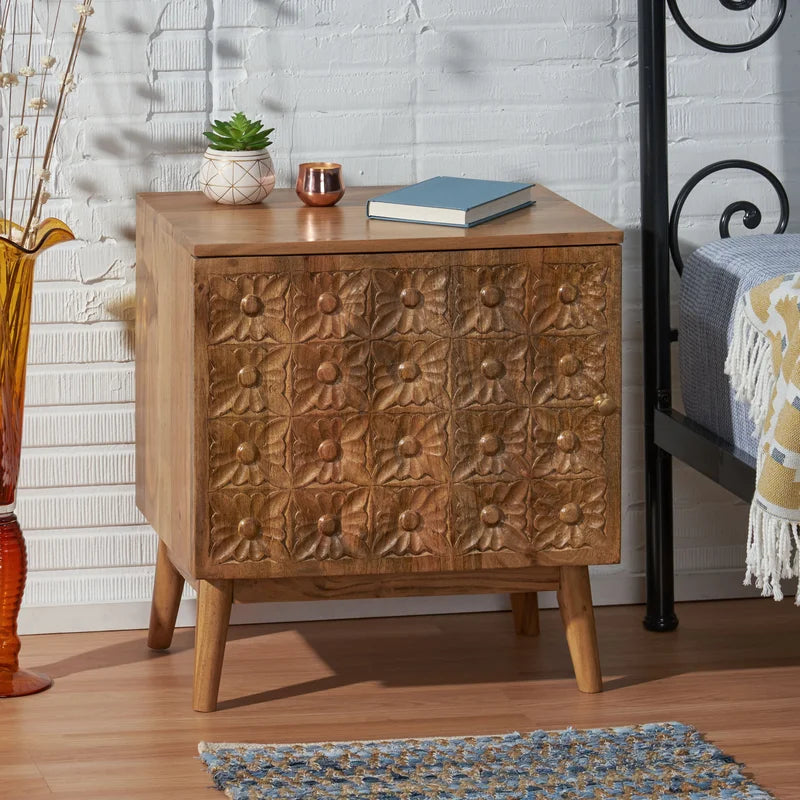 Handcrafted Boho Nightstand