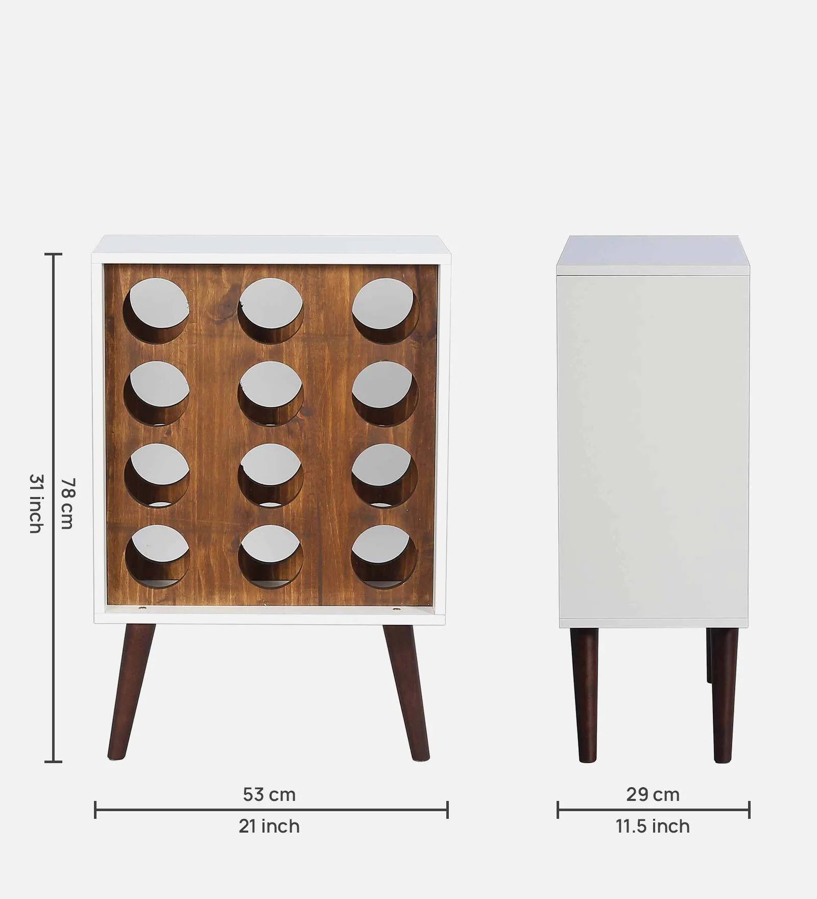 Rise Wine Rack in Dual Finish