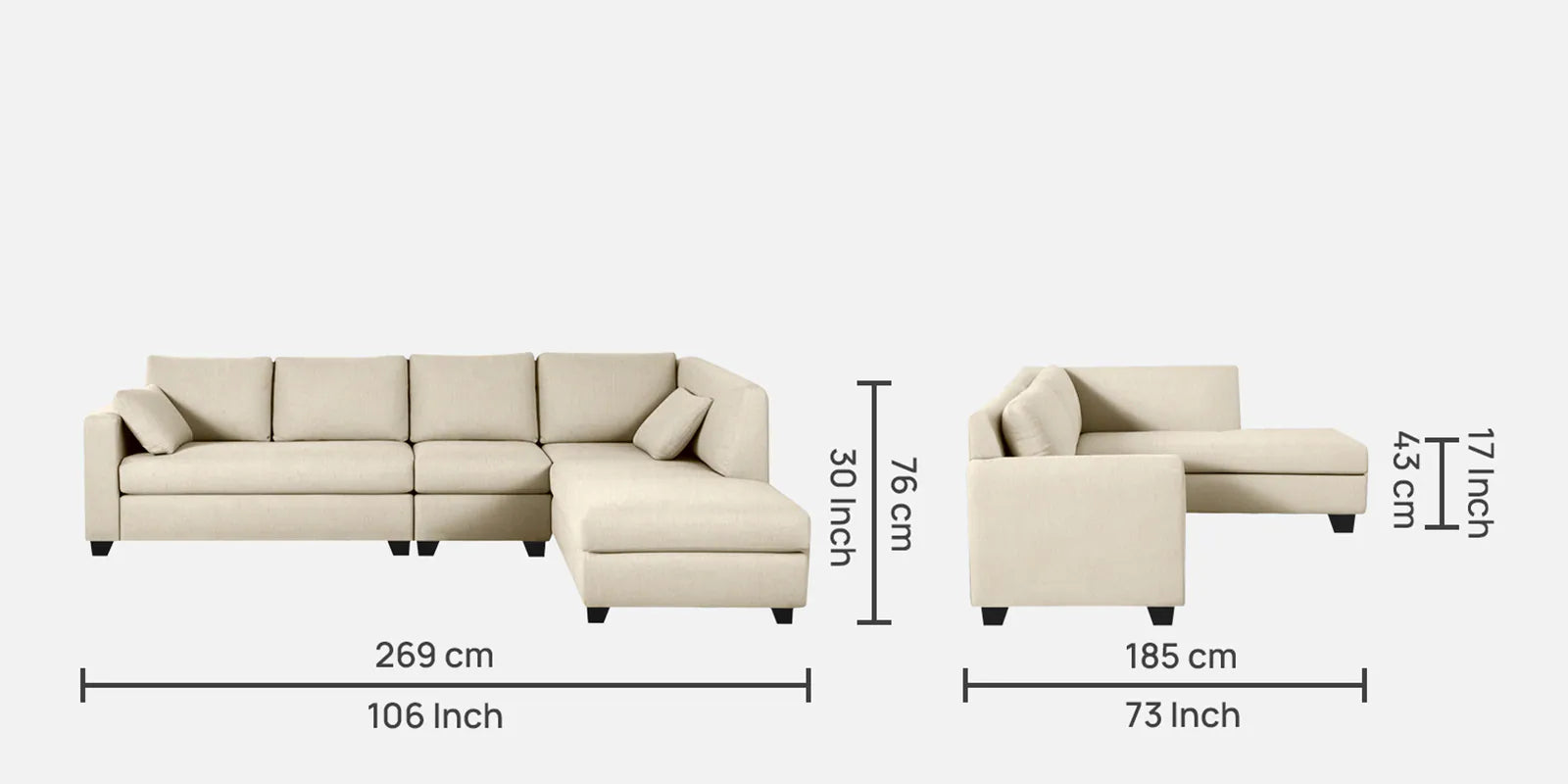 Bing L Shape Sofa