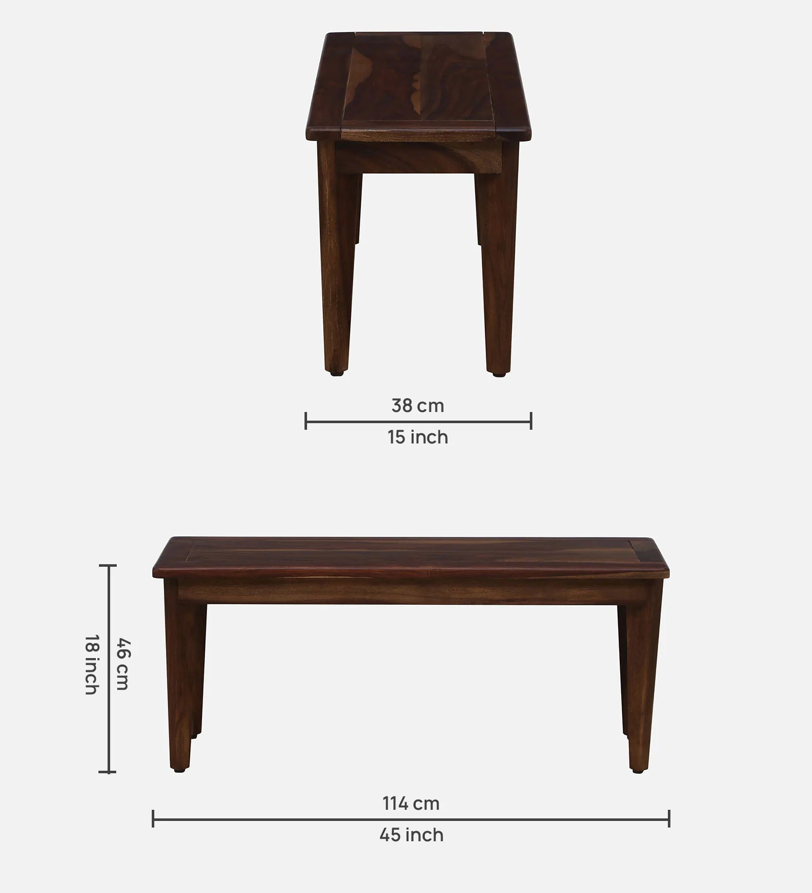 Pine 6 Seater Dining Set With Bench