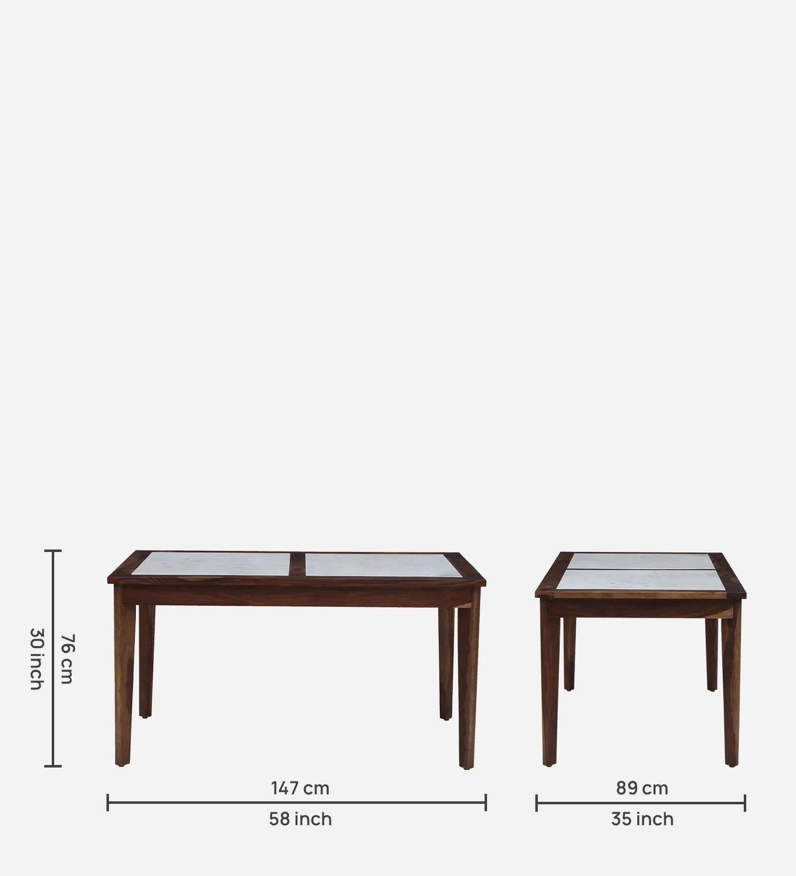 Pine 6 Seater Dining Set With Bench