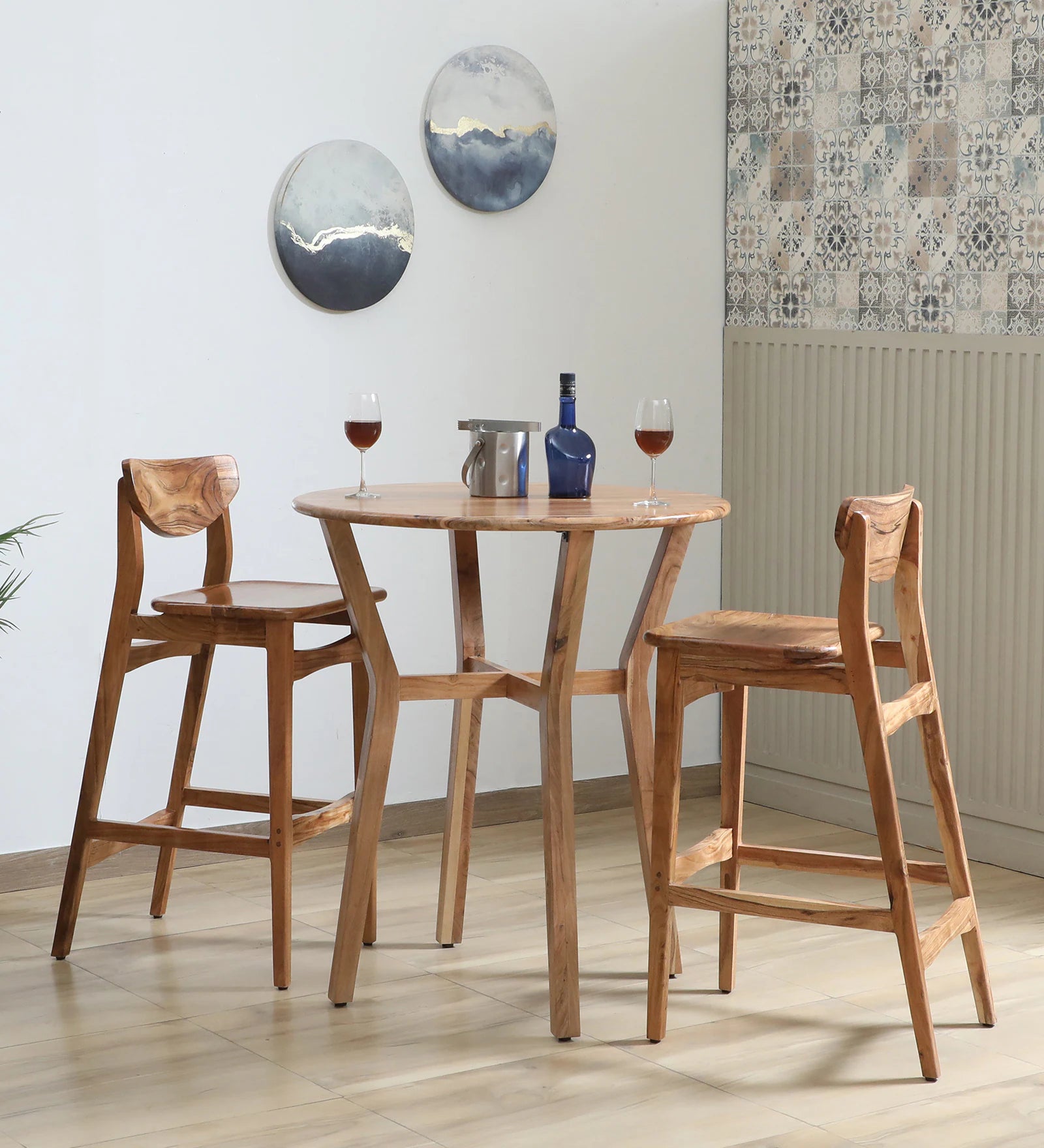 Luxe 2 Seater Bar Table Set