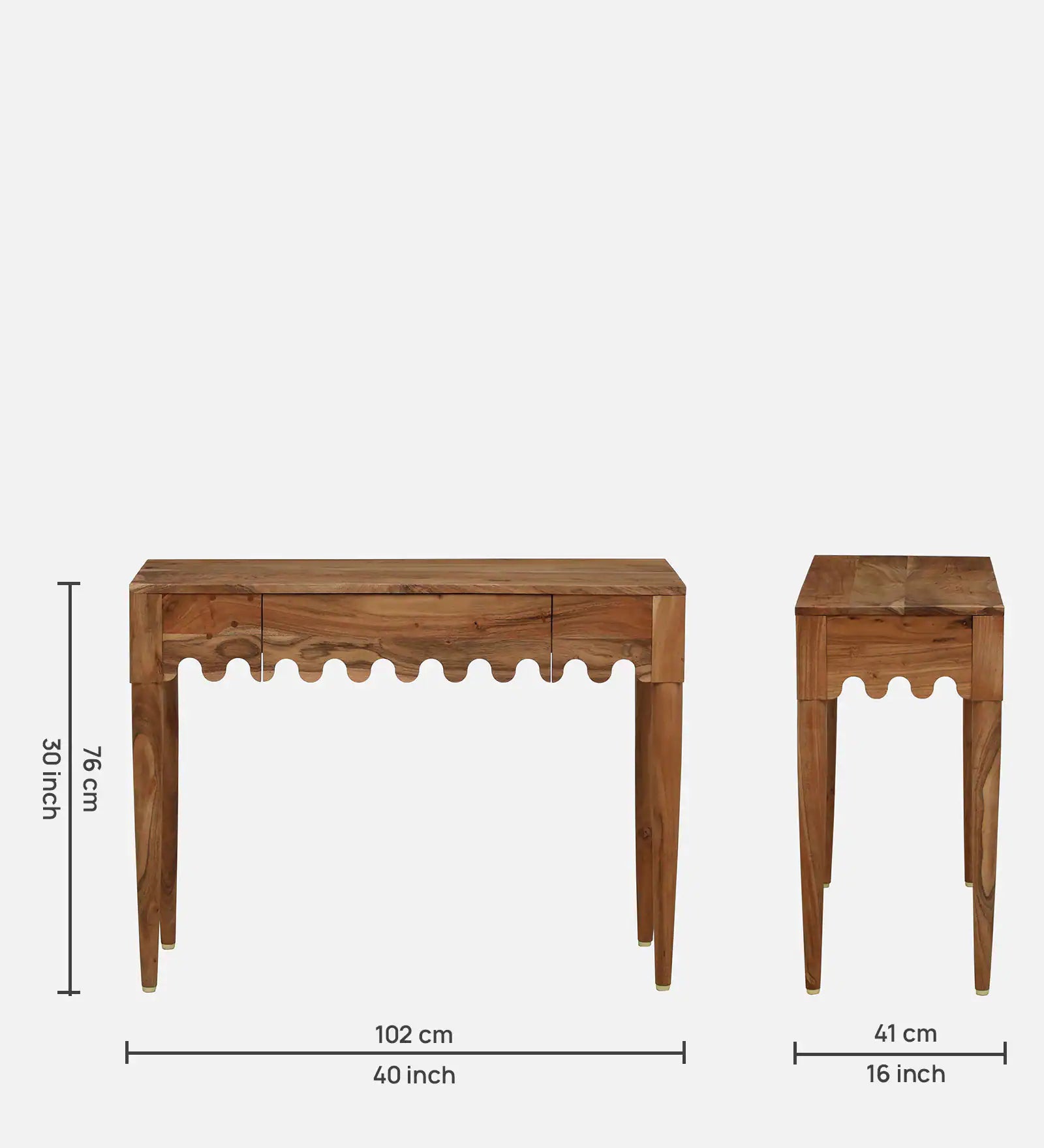 Ravenel Acacia Wood Console Table