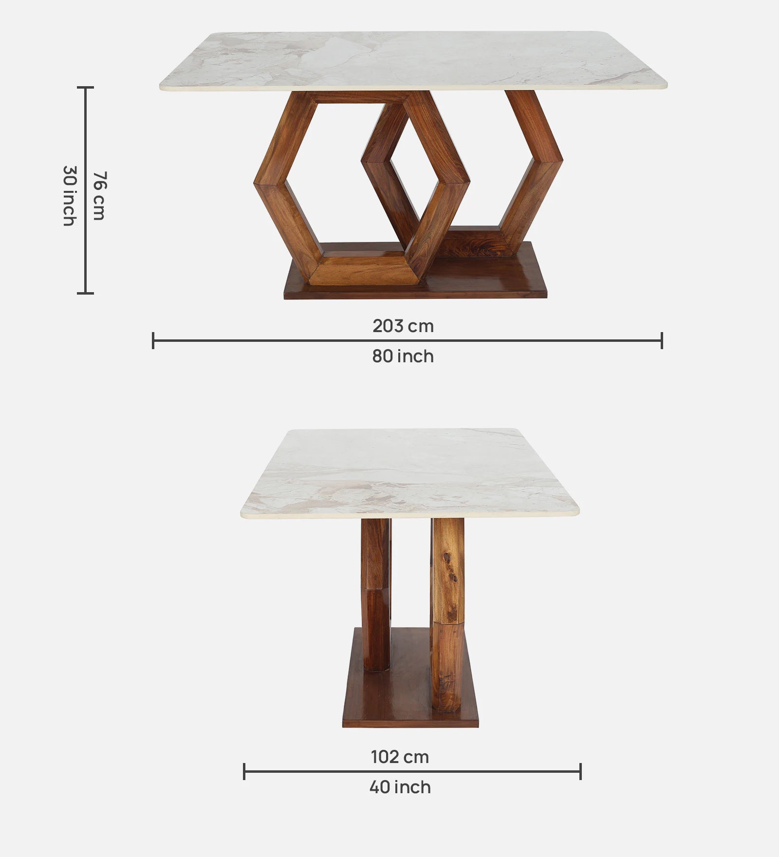 Stave 8 seater Dining Table