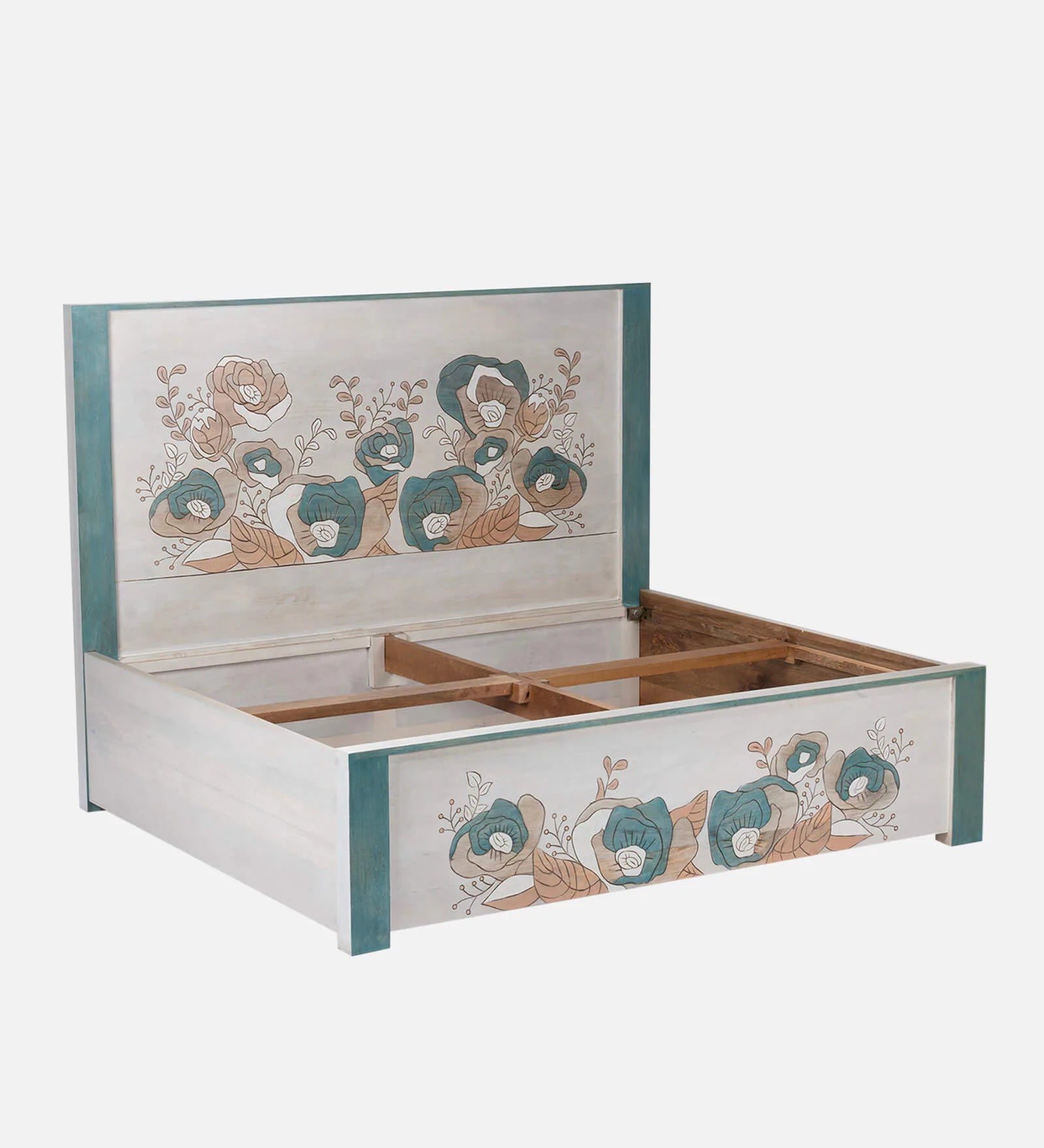 Brim Queen Size Bed With Box Storage