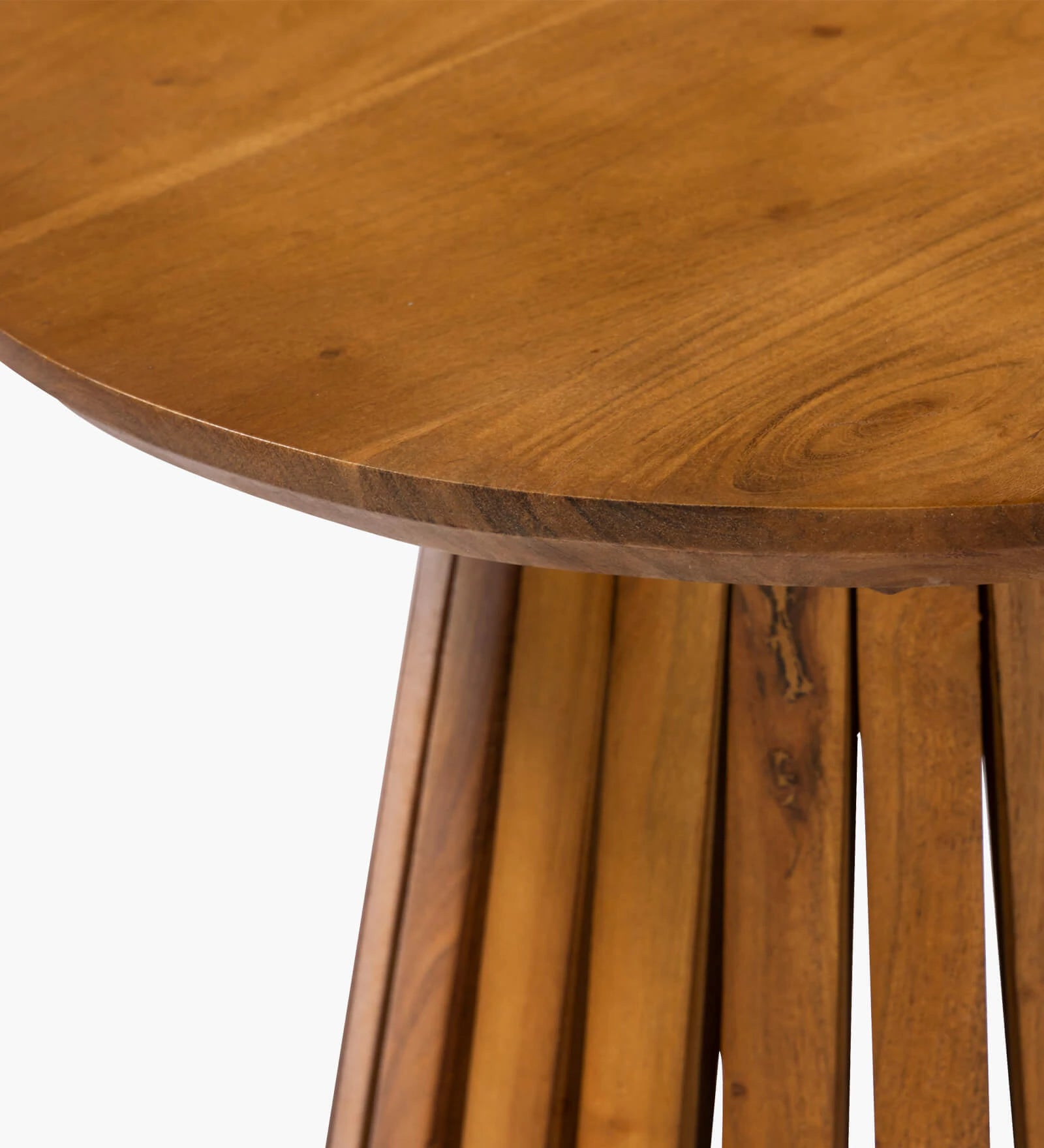 Slatted Side Table