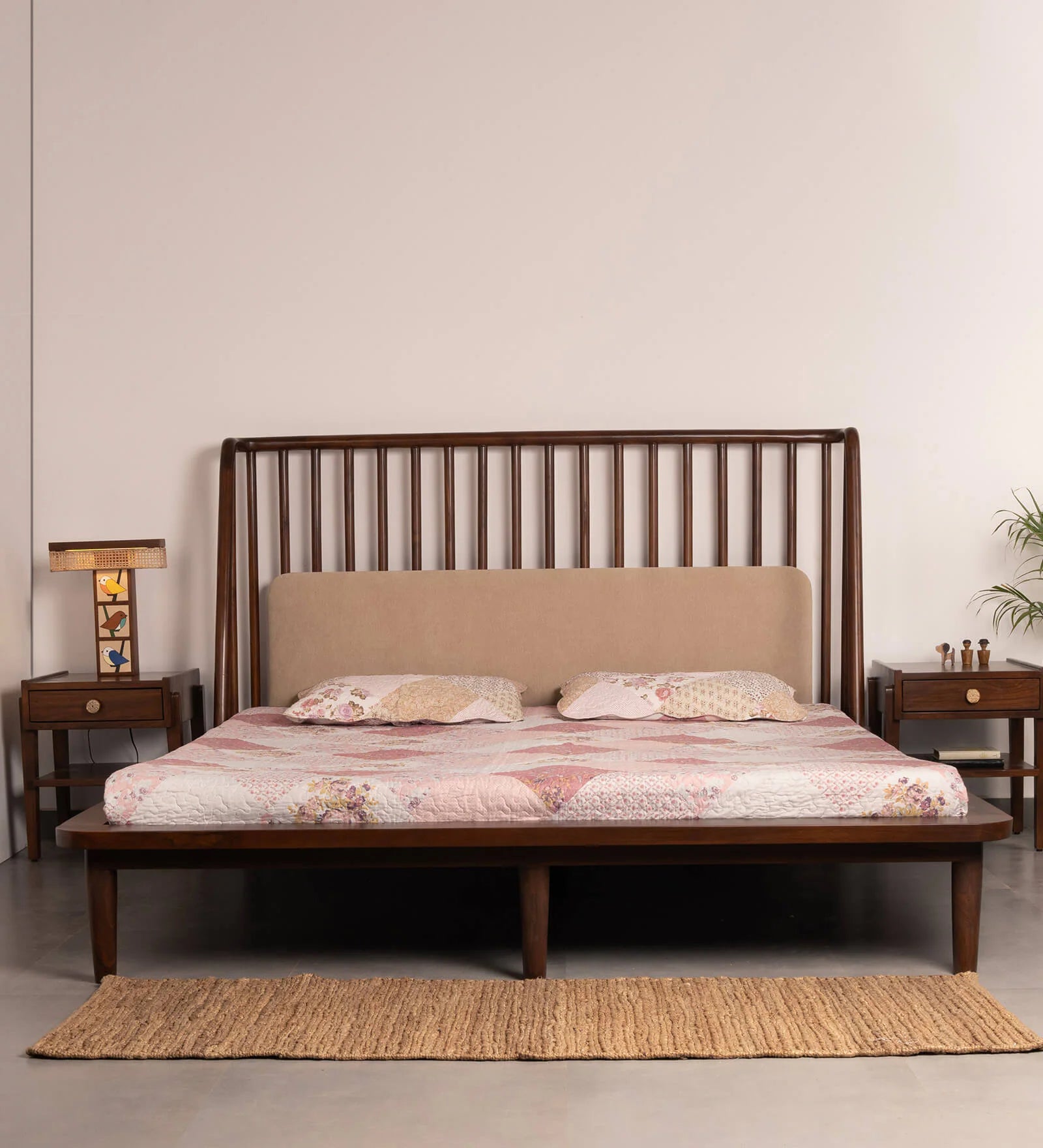 Haven Cane Queen Size Bed