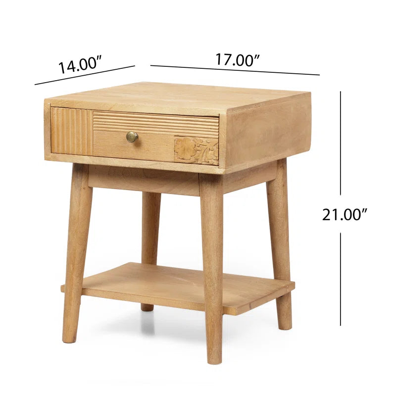 Flint Handcrafted Nightstand