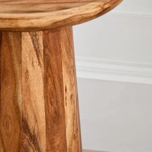 Tray Top Wooden Side Table