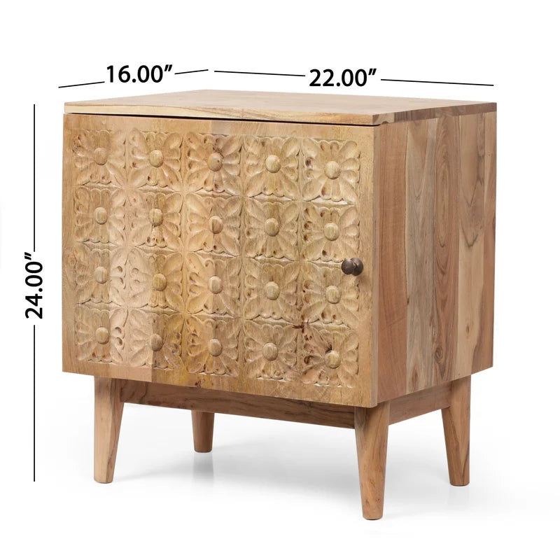 Handcrafted Boho Nightstand