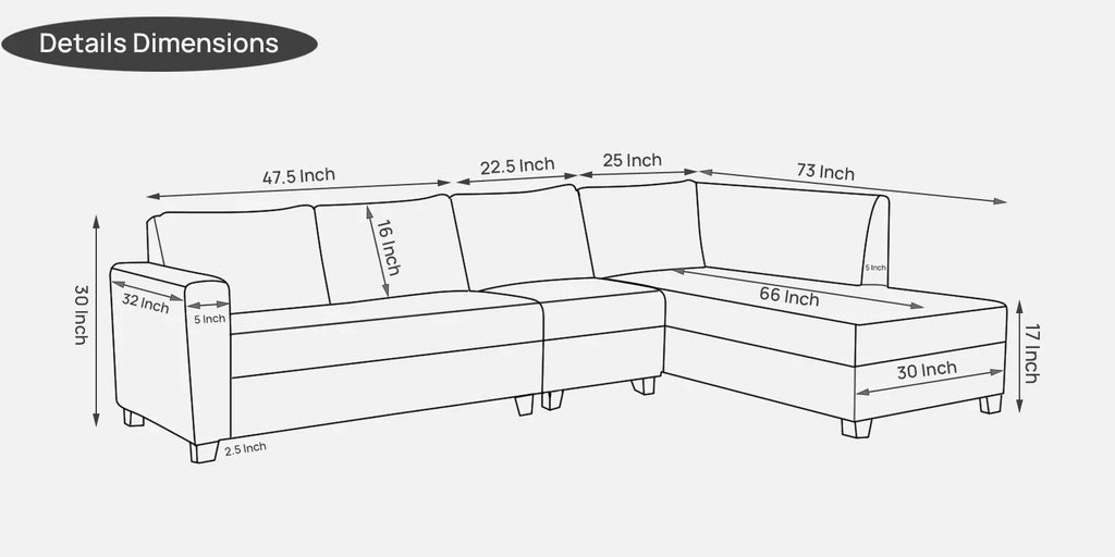 Bing L Shape Sofa