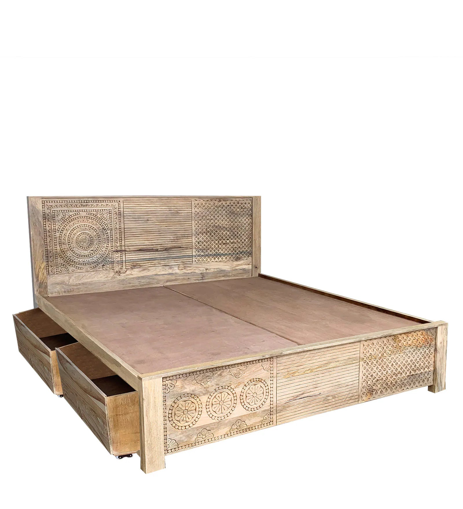 Loom Queen Size Bed With Drawer Storage