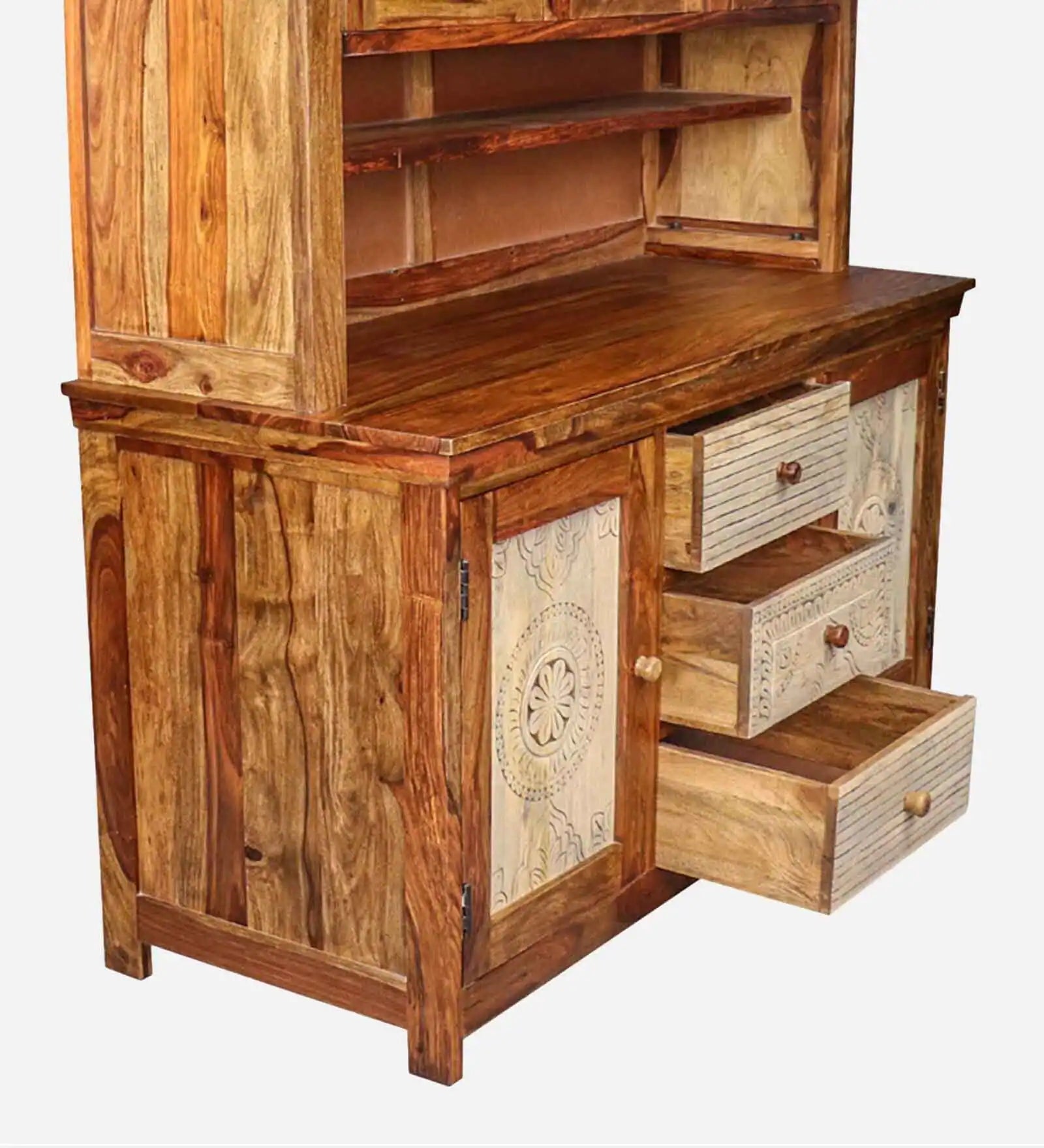 Nook Crockery Unit in Dual Tone Finish