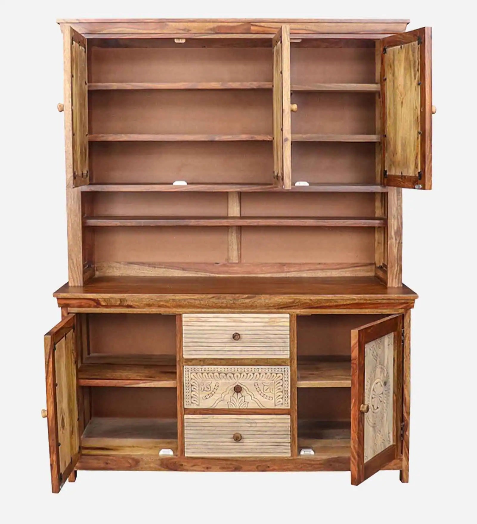 Nook Crockery Unit in Dual Tone Finish