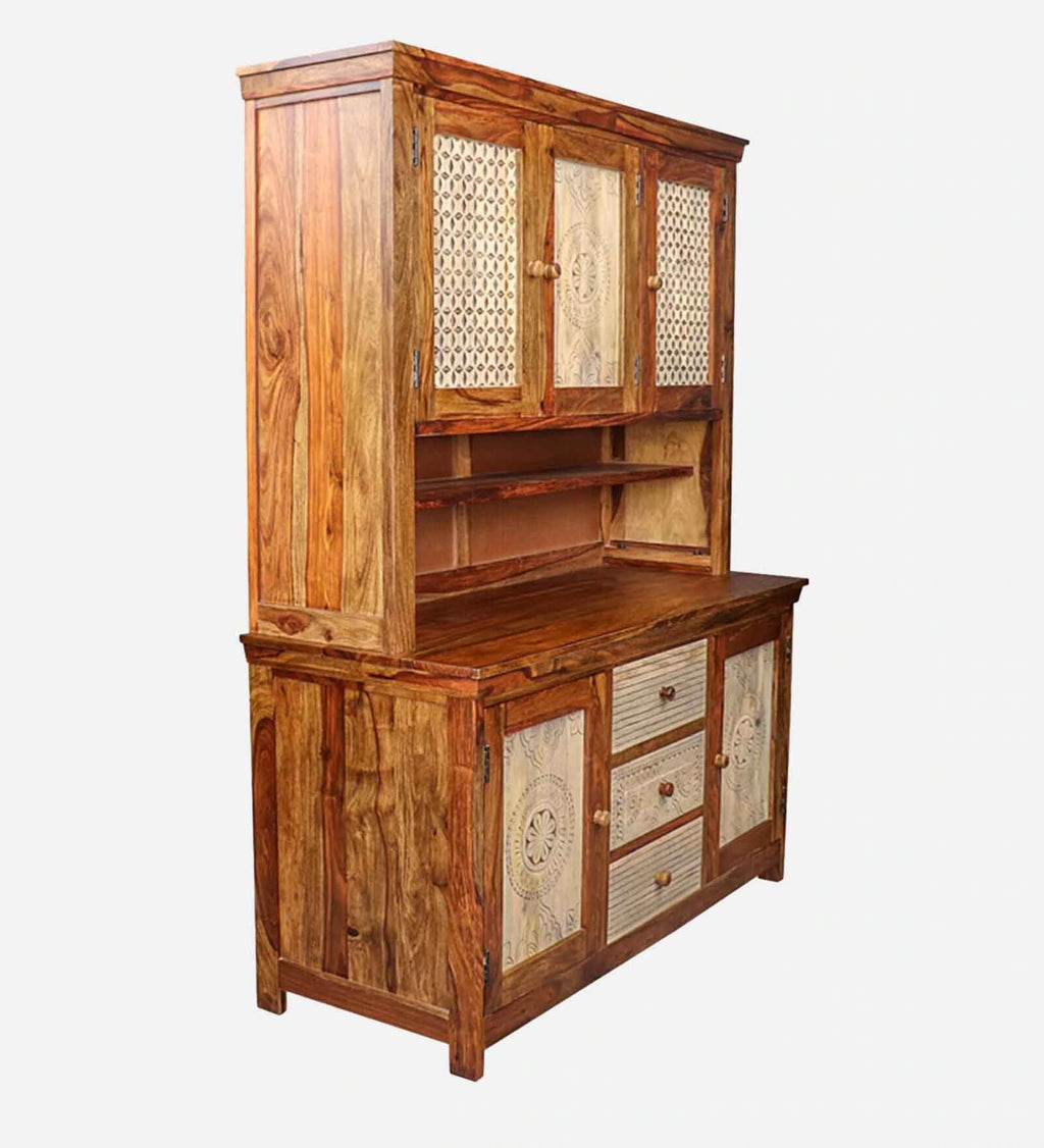 Nook Crockery Unit in Dual Tone Finish