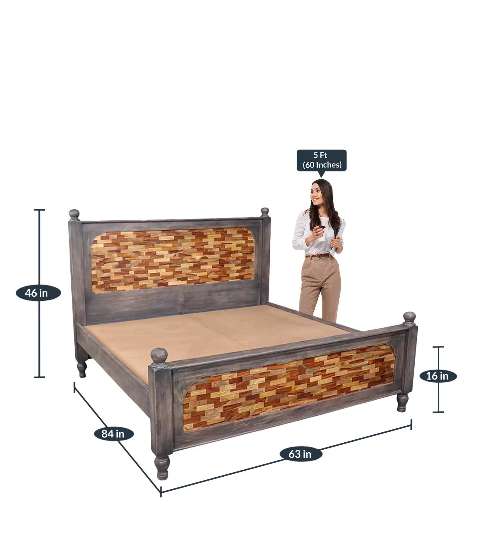 Wren Queen Size Bed