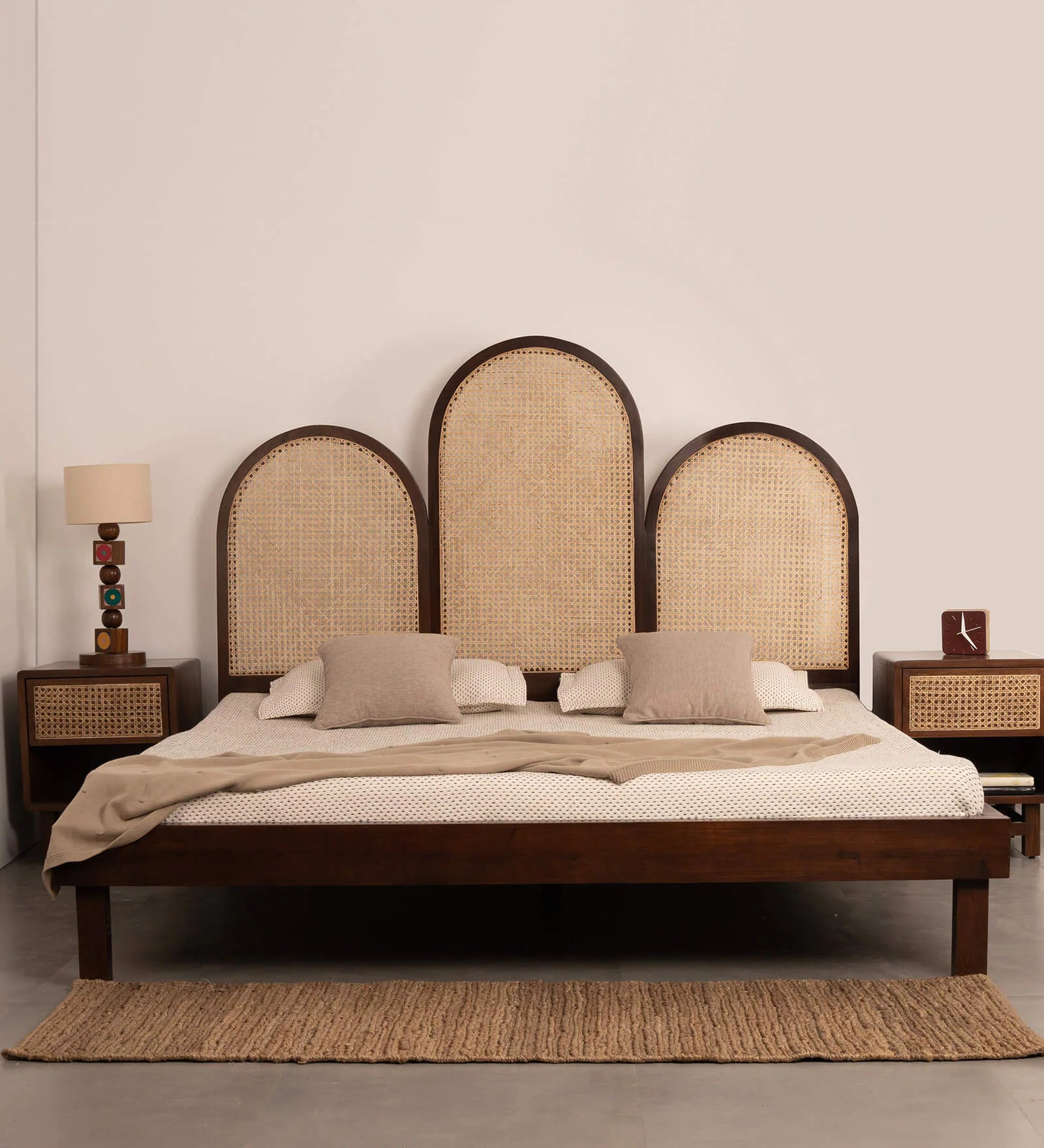Arch Cane Queen Size Bed