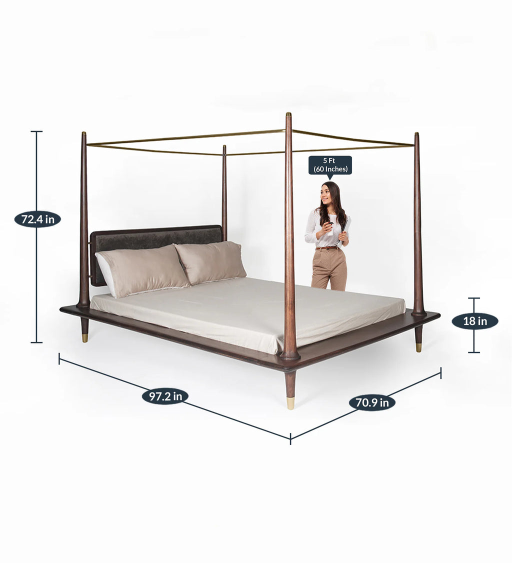 Trace Poster Queen Bed