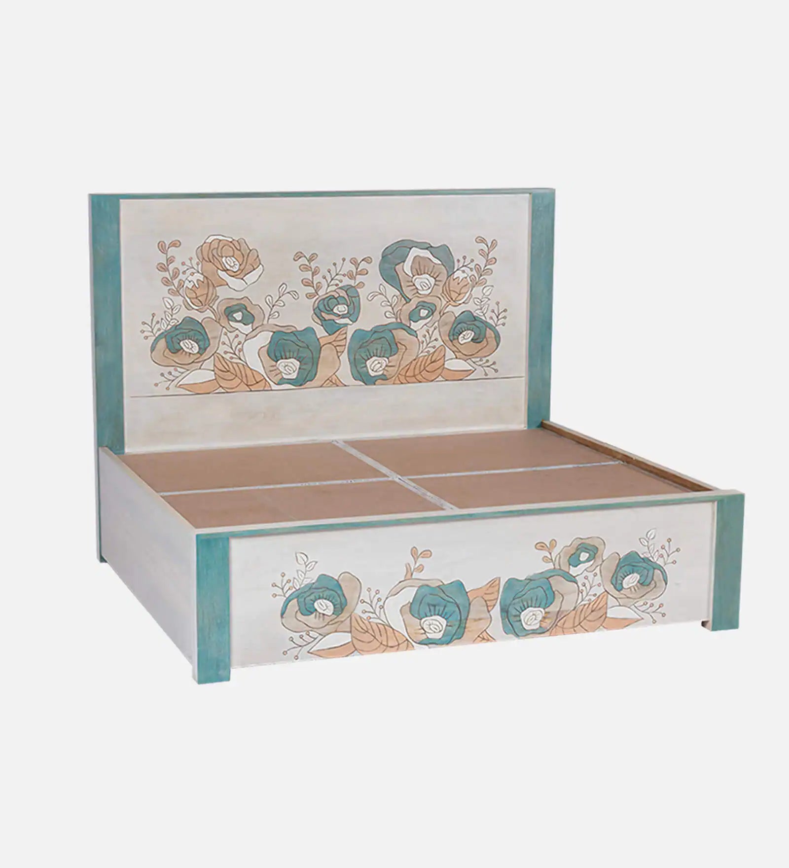 Brim Queen Size Bed With Box Storage